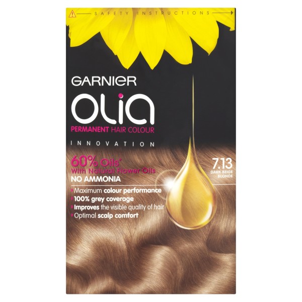 Garnier Olia 7.13 Dark Beige Blonde Hair Dye