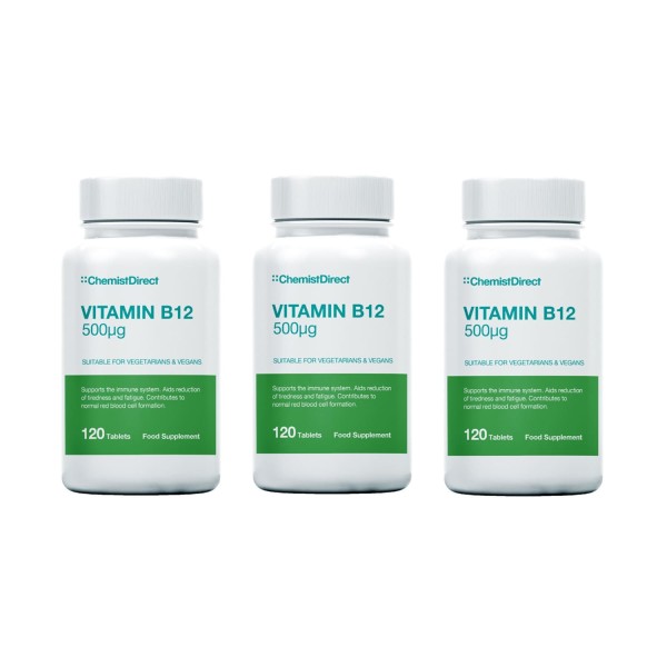 Chemist Direct Vitamin B12 500ug