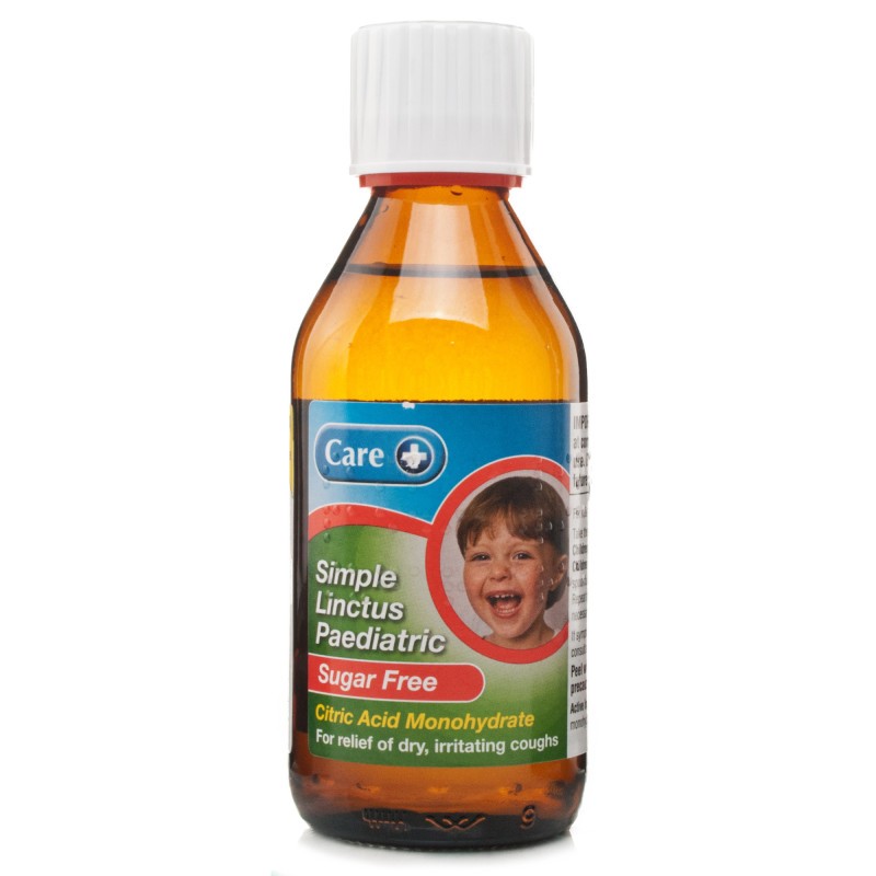 Care + Simple Linctus Paediatric Sugar Free
