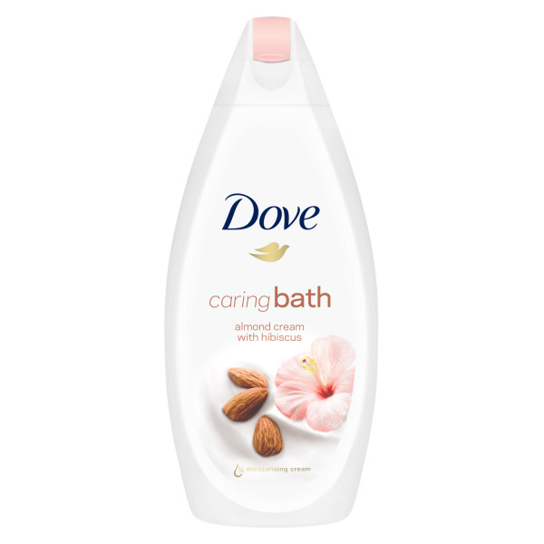 Dove Caring Bath Almond Cream With Hibiscus Moisturising Cream