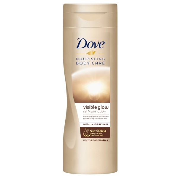 Dove Visible Glow Self Tan Lotion Medium to Dark Skin