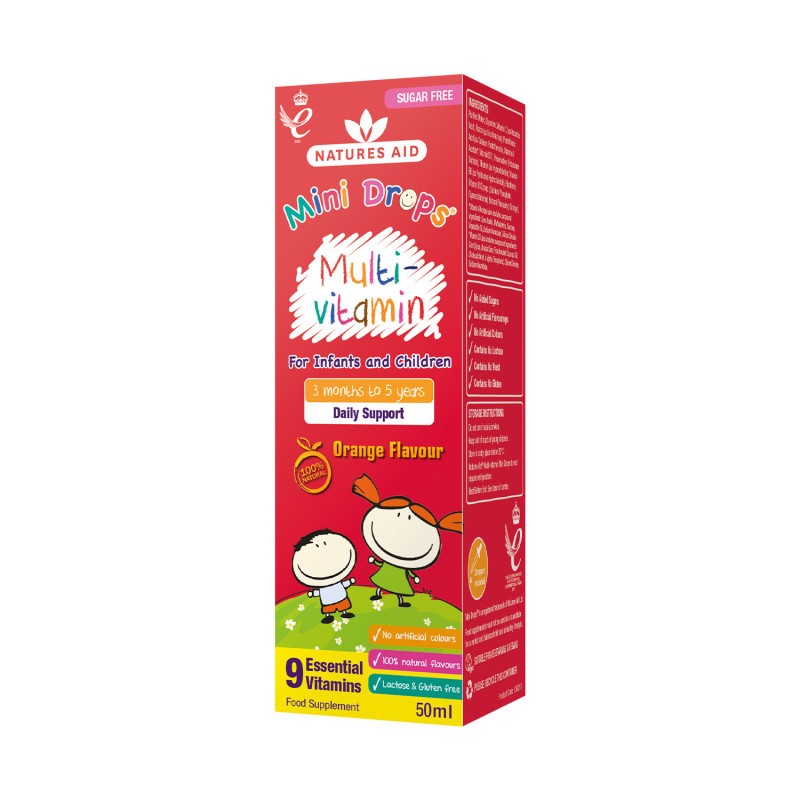 Natures Aid Children's Multi-vitamin Mini Drops