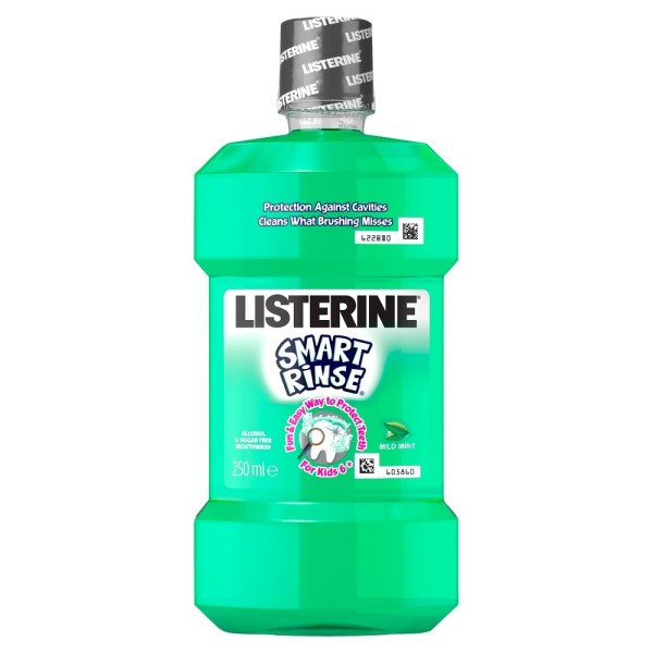 Listerine Smart Rinse Mouthwash for Children Mild Mint