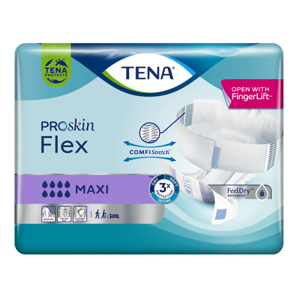TENA Flex Maxi Belted Incontinence Briefs Medium