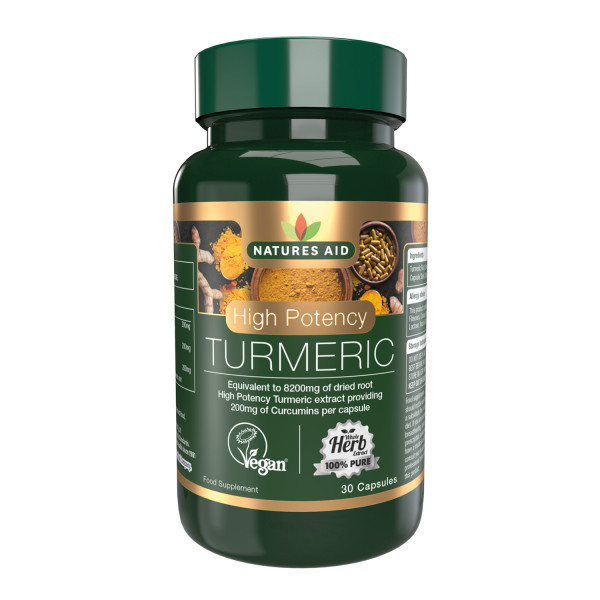Natures Aid Turmeric 8200mg (High Potency)