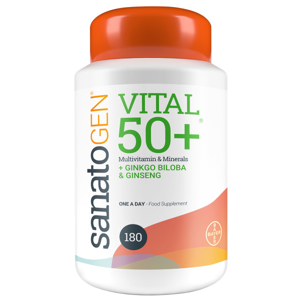 Sanatogen 50+ Multivitamin & Minerals + Ginkgo Biloba & Ginseng