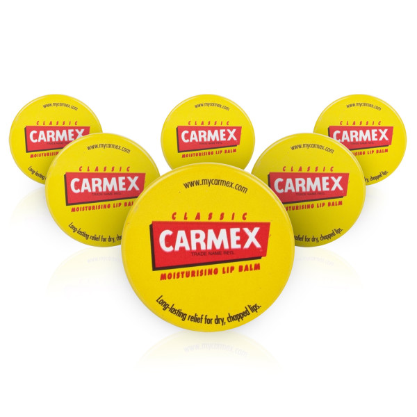 Carmex Moisturising Lip Balm Six Pack