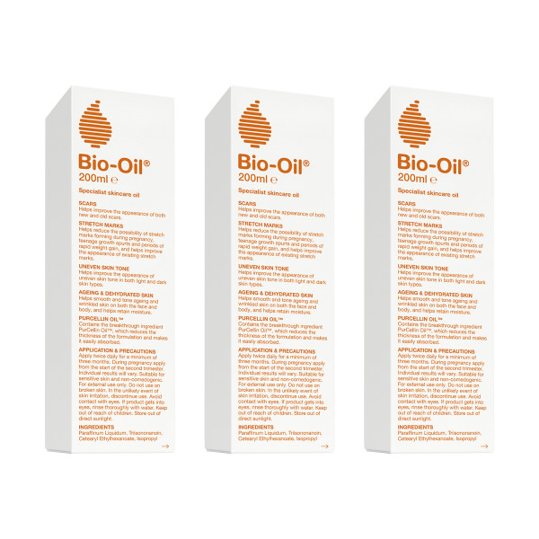 Bio Oil for Scars and Stretchmarks Triple Pack