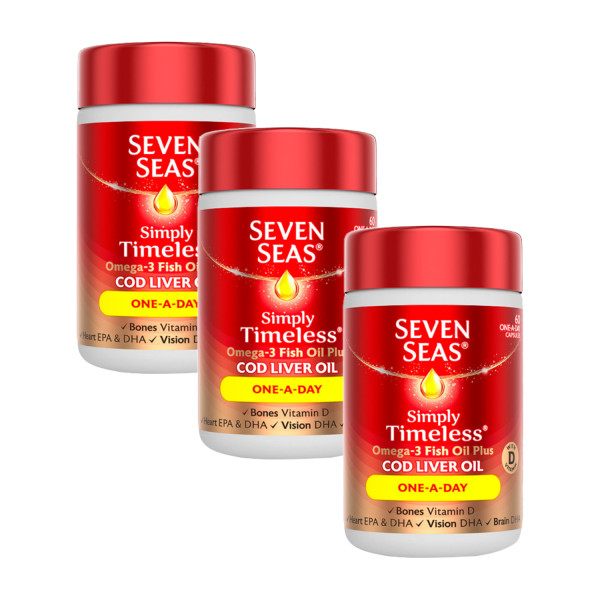 Seven Seas Cod Liver Oil One A Day Capsules