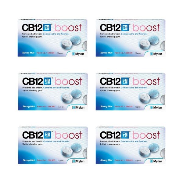 CB12 Boost Gum 10's - 6 Pack