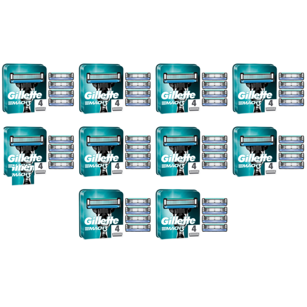 Gillette Mach3 Blades 10 Pack