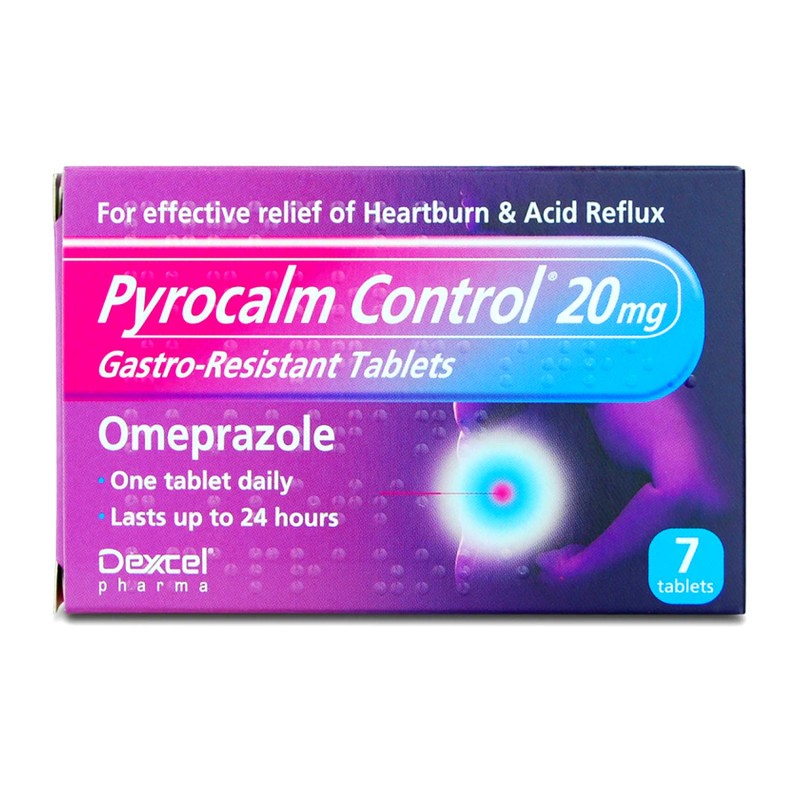Pyrocalm Control Omeprazole 20mg Tablets