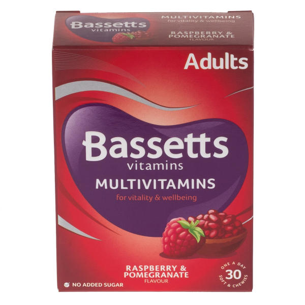 Bassetts Adult Multivitamins Raspberry & Pomegranate Flavour