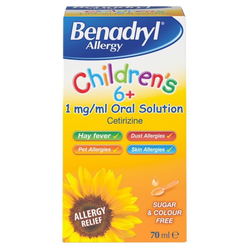 Benadryl Allergy Children's 6+ 1mg/ml Oral Solution