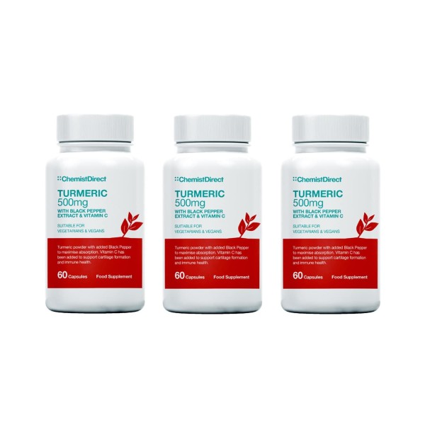 Chemist Direct Turmeric 500mg Capsules