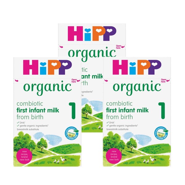 HiPP 1 Organic Combiotic First Infant Milk Triple Pack