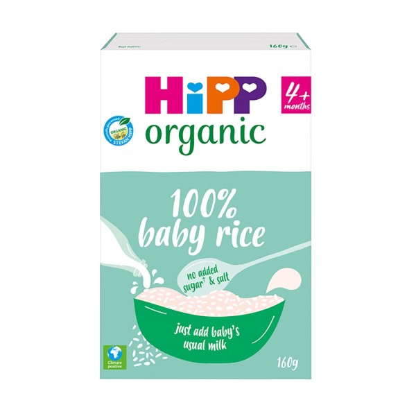 HiPP Organic 100% Baby Rice 4+ Months