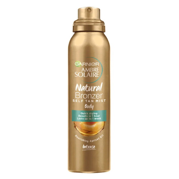 Garnier Ambre Solaire Natural Bronzer Self Tan Mist for Body Intense