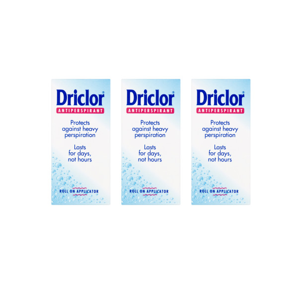 Driclor Solution 20% Triple Pack