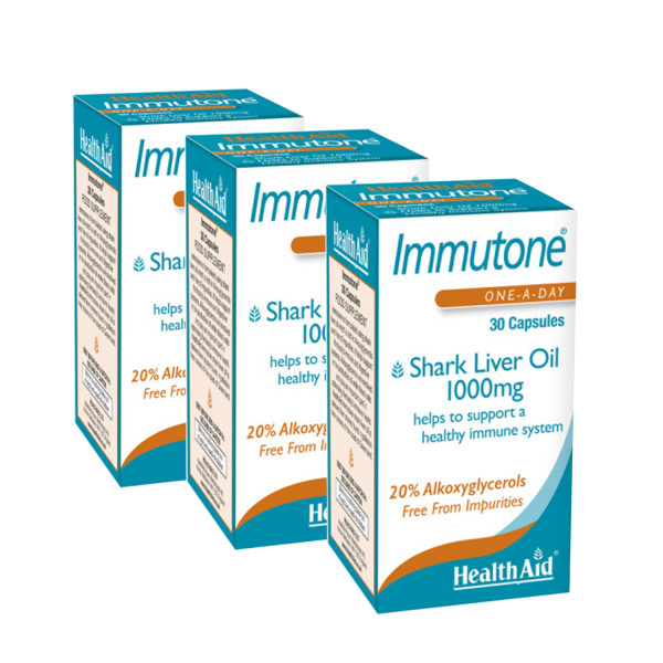 HealthAid Immutone Shark Liver Oil 1000mg Capsules