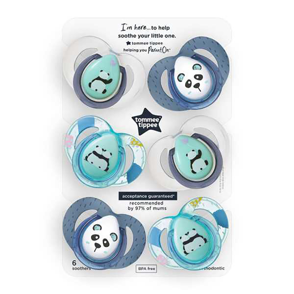 Tommee Tippee Anytime Soothers 6-18 Months