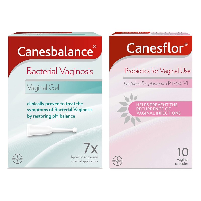 Canesbalance Bacterial Vaginosis Vaginal Gel & Canesflor Probiotic Capsules