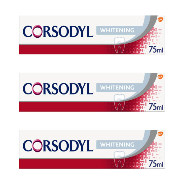 Corsodyl Gum Care Toothpaste White Triple Pack