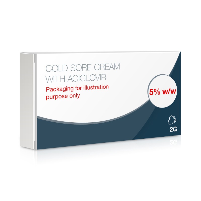Cream Tube With Aciclovir 5%