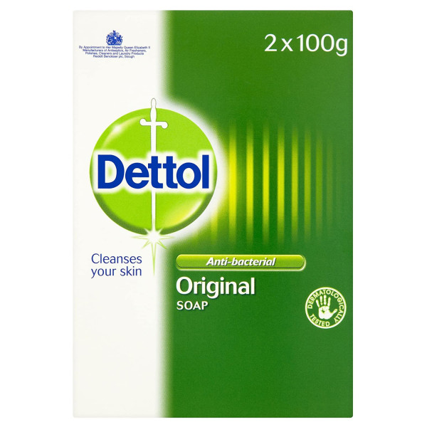 Dettol Anti-Bacterial Original Bar Soap Twin Pack