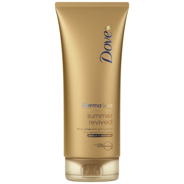 Dove DermaSpa Summer Revived Body Lotion Self Tan Medium to Dark