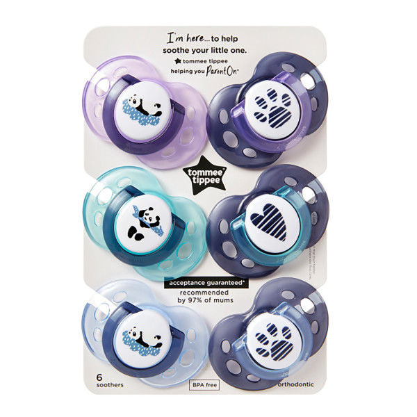 Tommee Tippee Anytime Soothers 18-36 Months