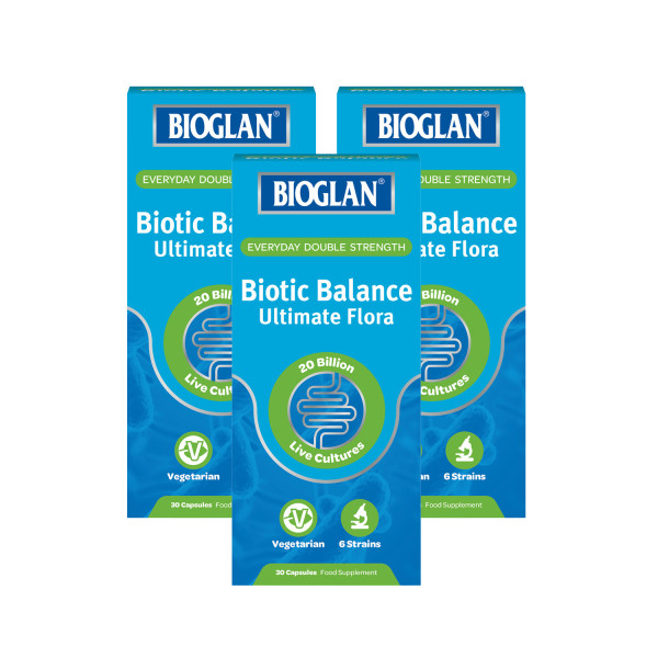 Bioglan Biotic Balance Ultimate Flora 30 Caps- Triple Pack