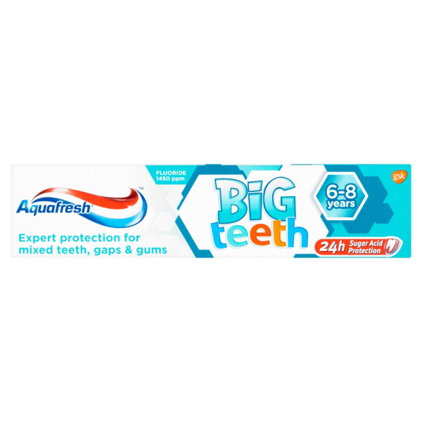 Aquafresh Big Teeth Toothpaste 6-8 Years
