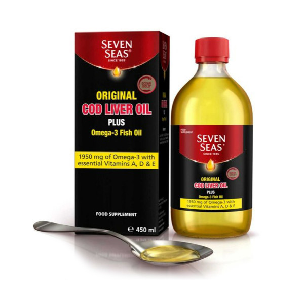 Seven Seas Original Cod Liver Oil Liquid With Omega-3