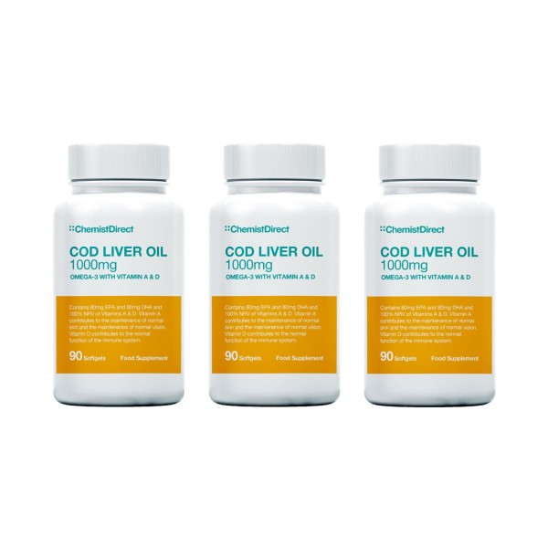 Chemist Direct Cod Liver Oil 1000mg