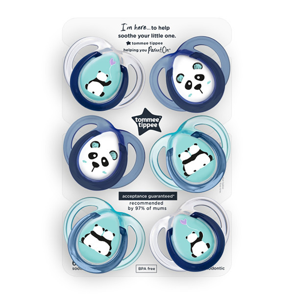 Tommee Tippee Anytime Soothers 0-6 Months