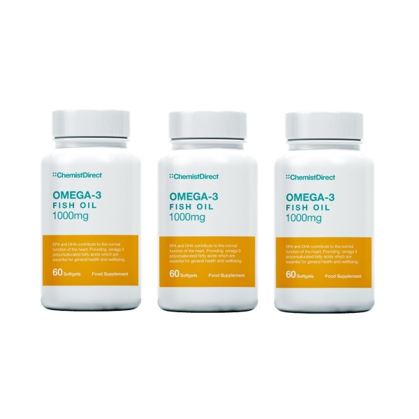 Chemist Direct Omega 3 Fish Oil 1000mg